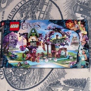 Lego Elves Treetop Hideaway, Set #41075, assembled by me and put back in box!